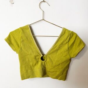 aerie cropped bra top